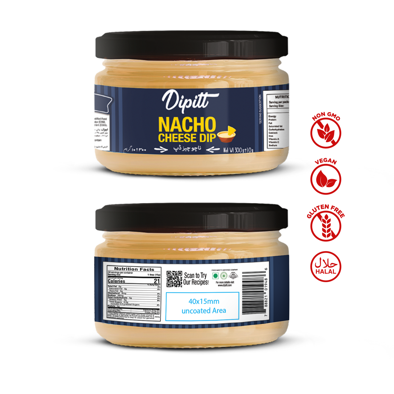 Dipitt Nacho Cheese Dip 300gm