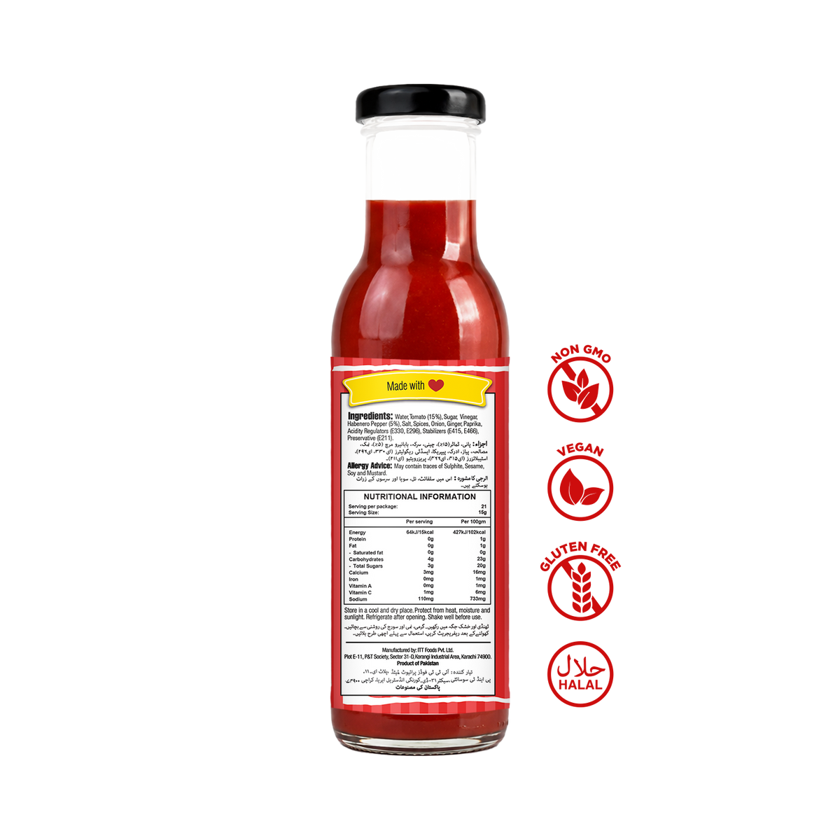 Habanero Ketchup 310g