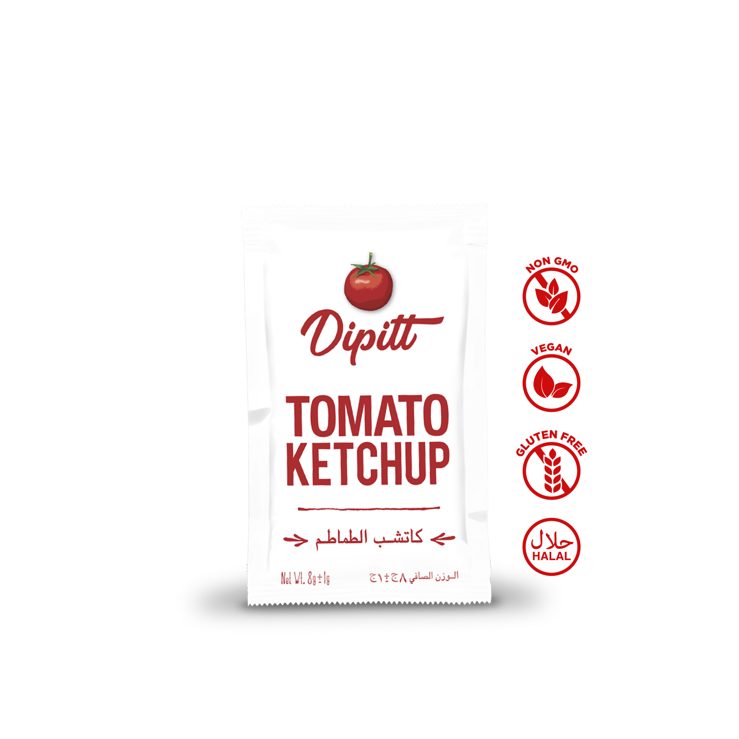 Tomato Ketchup Sachets - 10 ML x 100 Sachets Pack