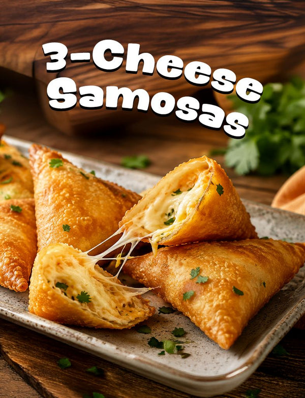 3-Cheese Samosas