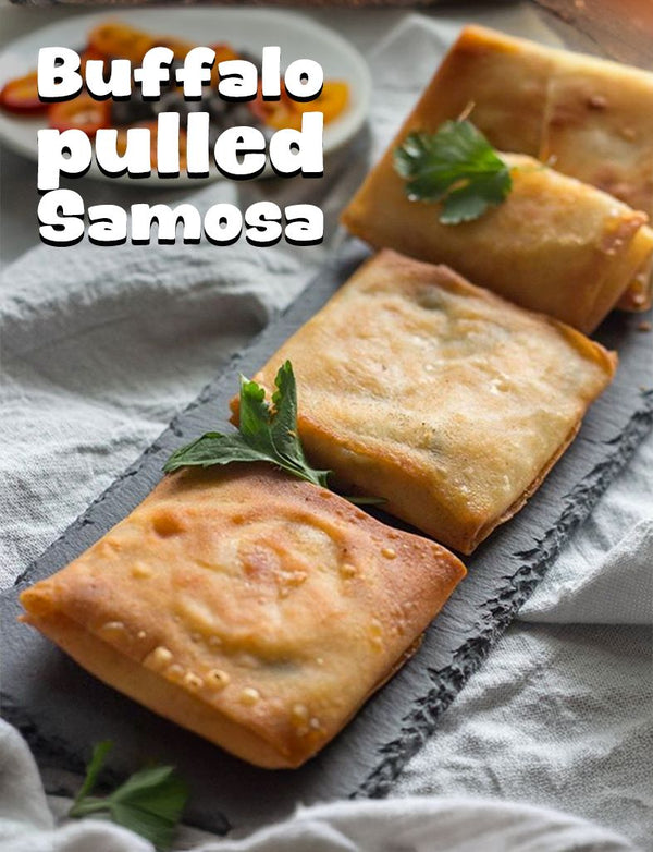 Buffalo Pulled Samosa