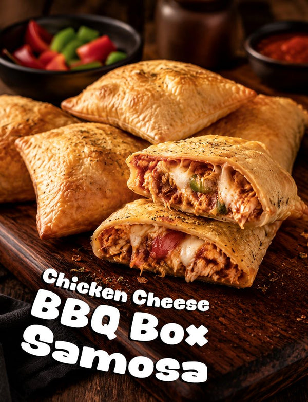 Chicken Cheese BBQ Box Samosa