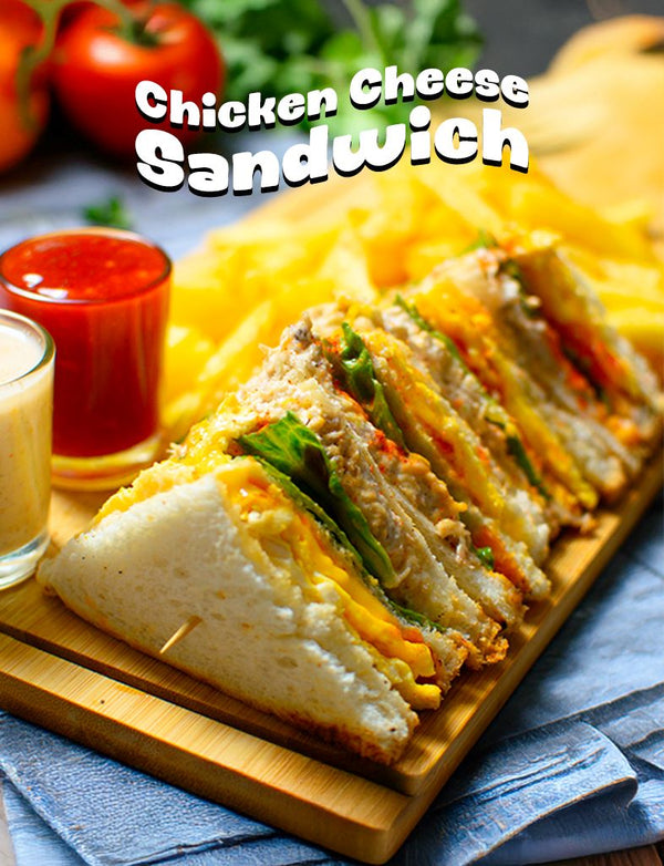 Chicken Cheese Sandwich (with Naheed / _littleeatery)