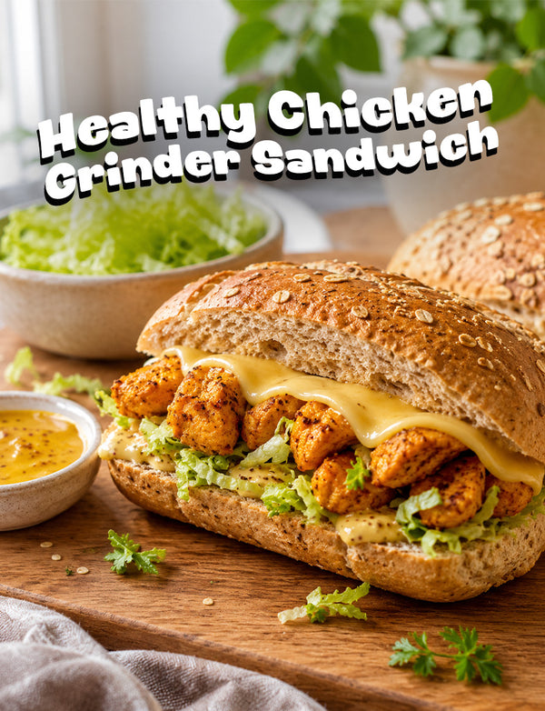 Healthy Chicken Grinder Sandwich