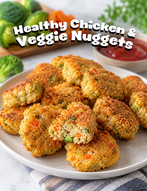 Healthy Chicken & Veggie Nuggets