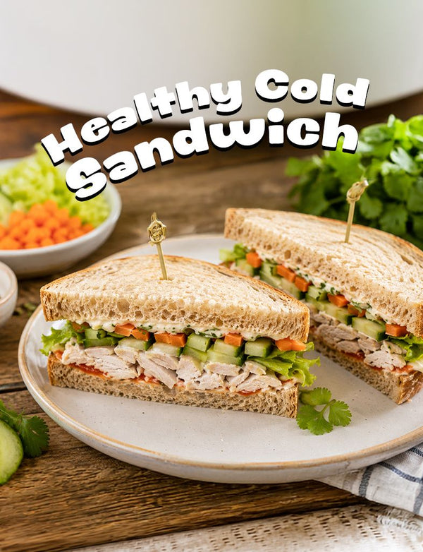 Healthy Cold Sandwich (with a.nom.nom)