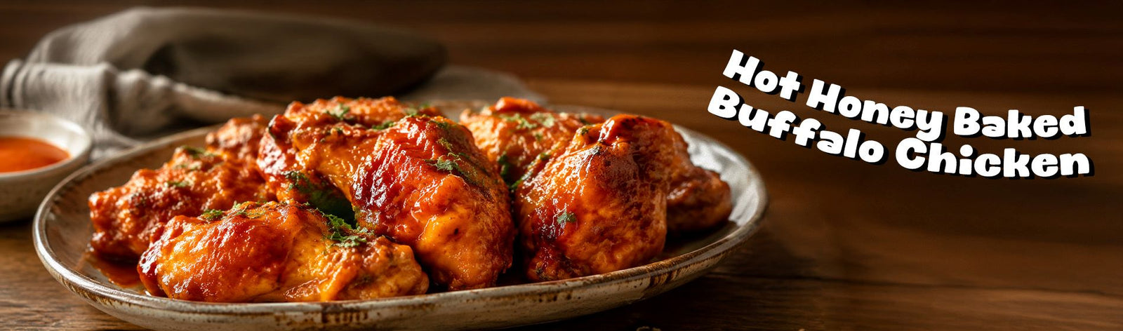 Hot Honey Baked Buffalo Chicken