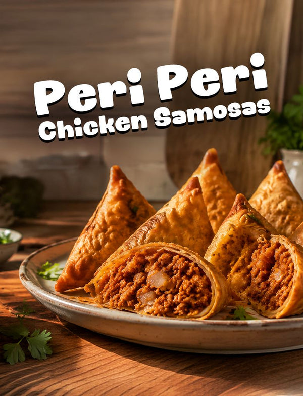 Peri Peri Chicken Samosas
