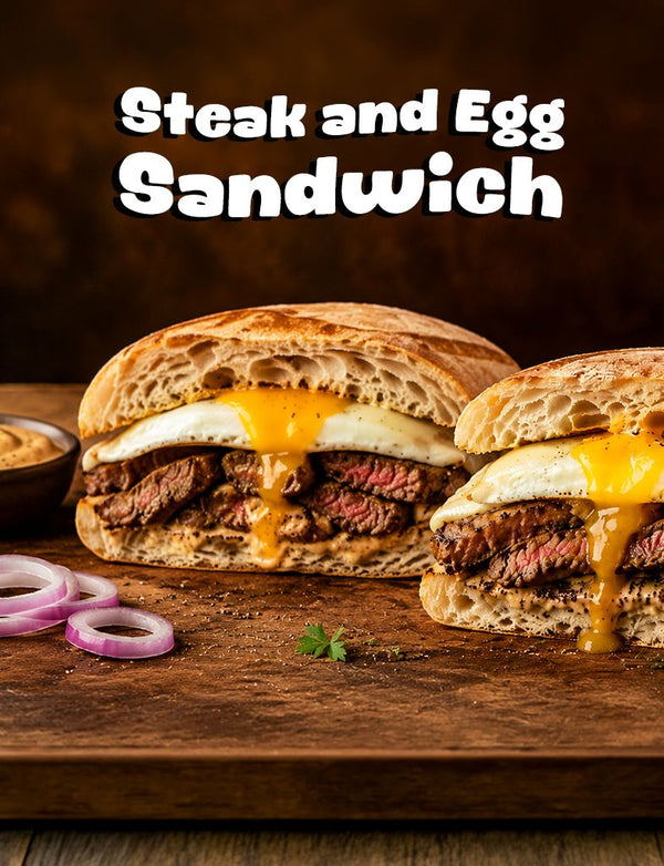 Steak and Egg Sandwich