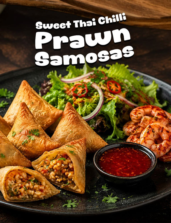 Sweet Thai Chilli Prawn Samosas