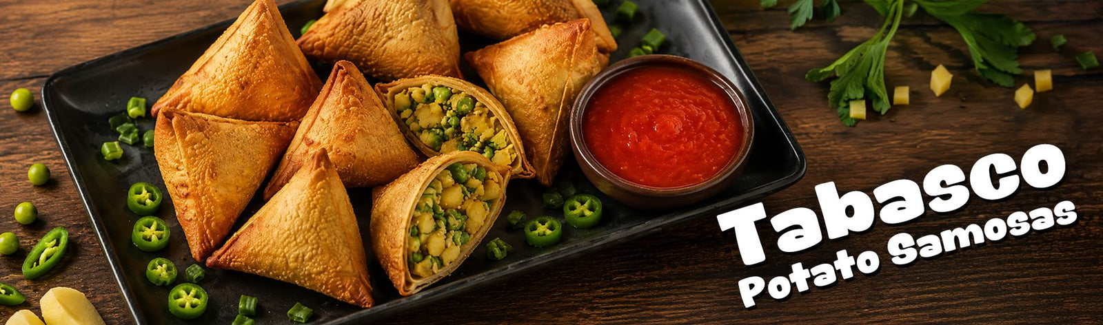 Tabasco Potato Samosas
