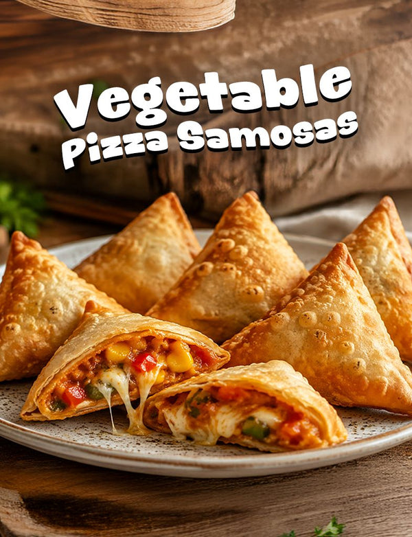 Vegetable Pizza Samosas