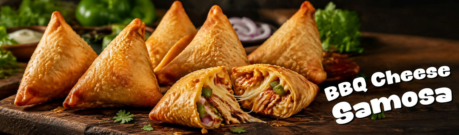 BBQ Cheese Samosa