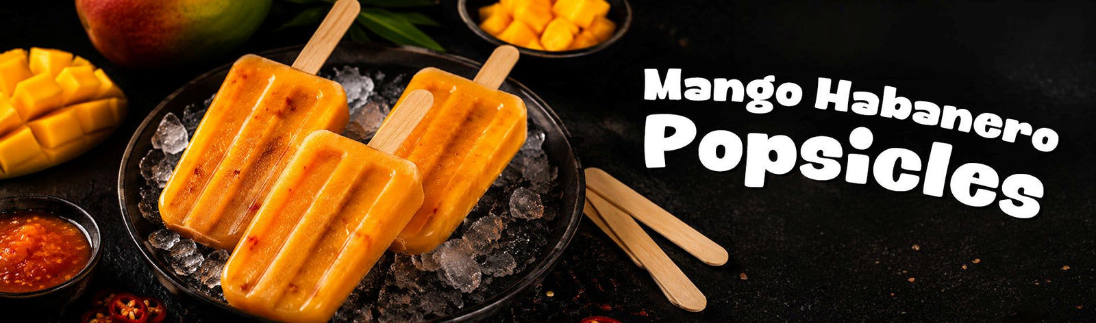 Mango Habanero Popsicles