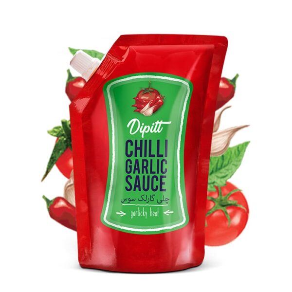 chilli garlic sauce pouch