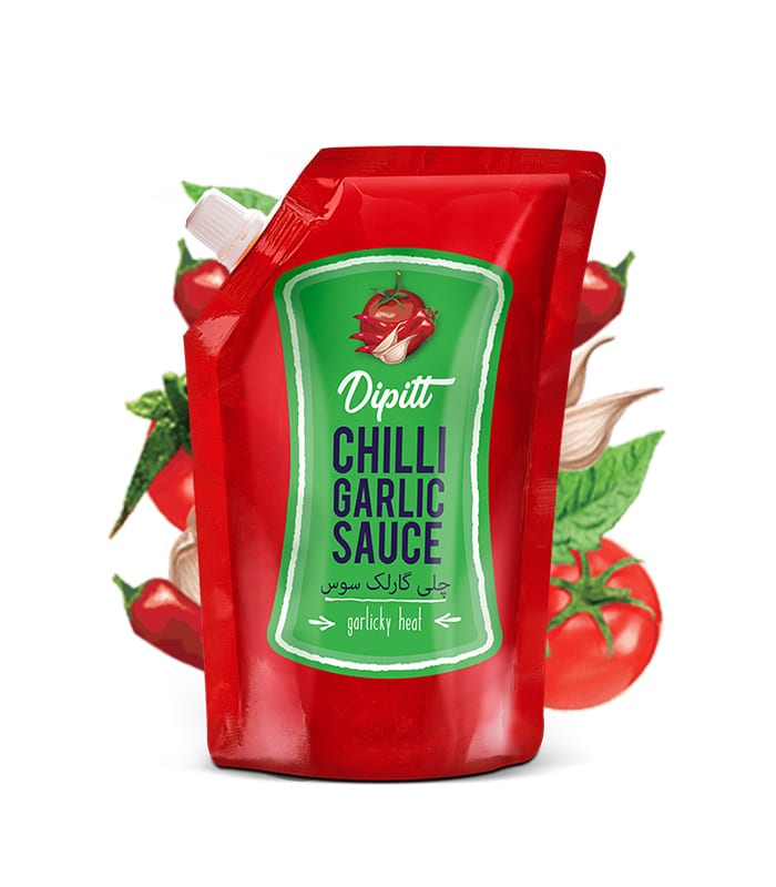 chilli garlic sauce pouch