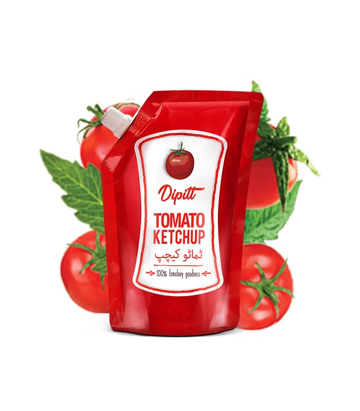 small tomato ketchup pouch
