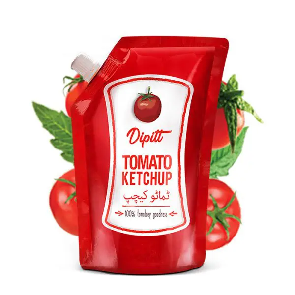 tomato ketchup pouch