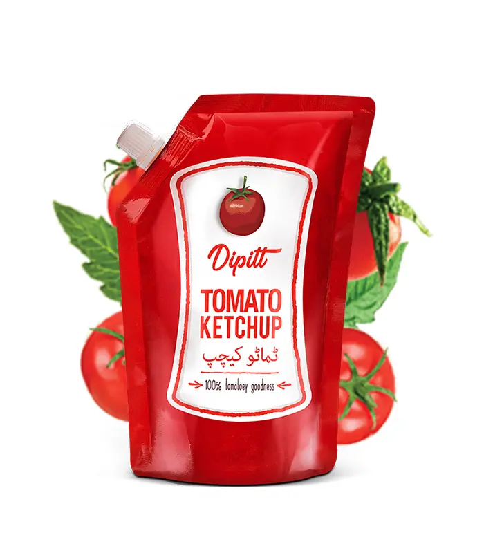 tomato ketchup pouch