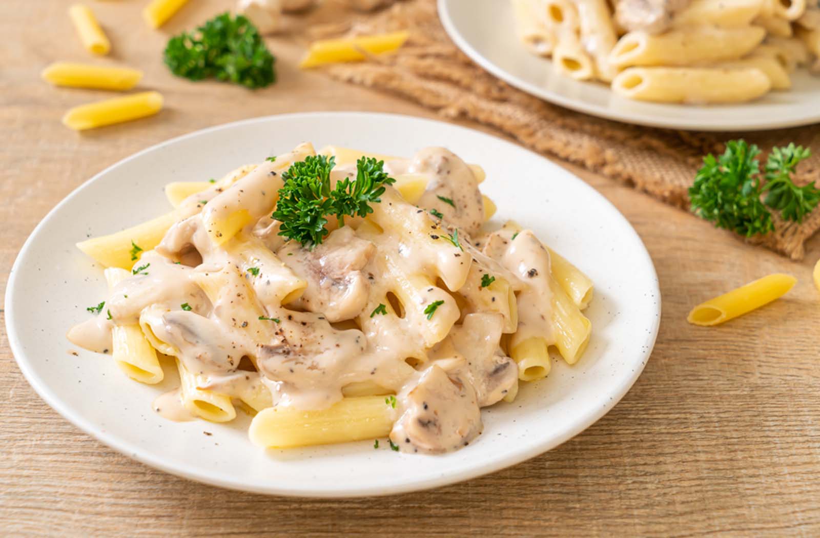 White Sauce Pasta Recipe - How to make White Sauce Pasta